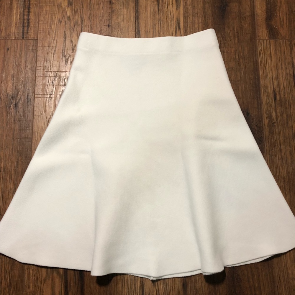 Banana Republic White Knit Skirt